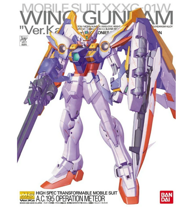 Bandai 5062839 1/100 Gundam Wing Endless Waltz Series - MG Wing Gundam (Ver.Ka)