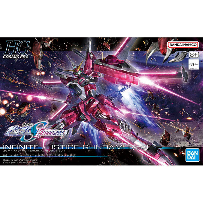Bandai 5066692 1/144 HG Cosmic Era Freedom Seed Series #251 Infinite Justice Gundam Type II