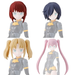 Bandai 9028642 30MS Option Hair Style Parts Set Vol.1 "30 Minutes Sisters"