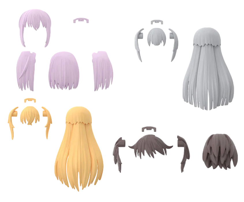 Bandai 9030130 30MS Option Parts Set #4 Hair Style Accessory Kit (30 Minute Sisters)