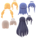 Bandai 9038030 30MS Option Parts Set #8 Hair Style Accessory Kit (30 Minute Sisters)