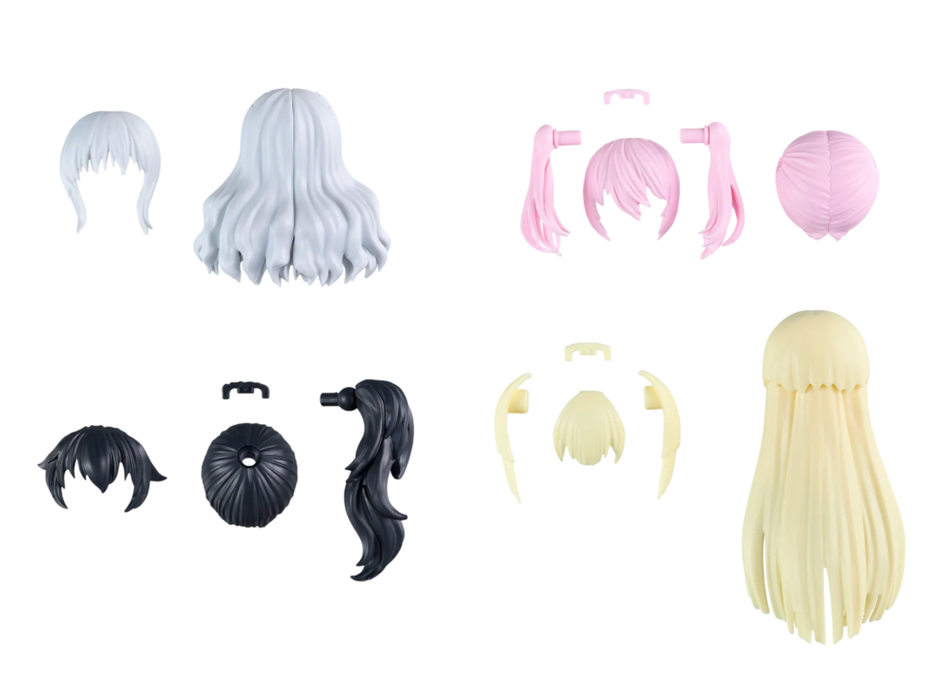 Bandai 9049100 30MS Option Parts Set #11 Hair Style Accessory Kit (30 Minute Sisters)