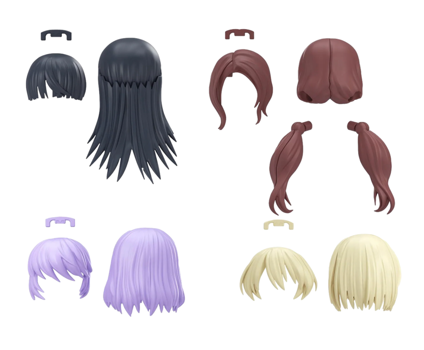Bandai 9053444 30MS Option Hair Style Parts Vol.12 (30 Minutes Sisters)