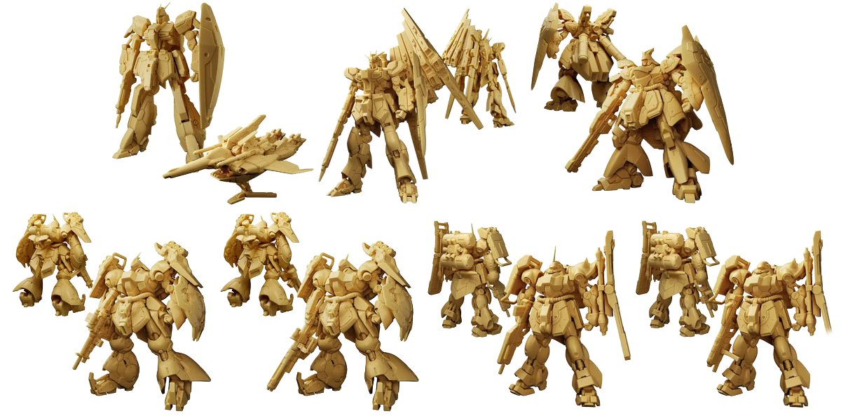 Bandai 92600 Shokugan Gundam Artifact #06