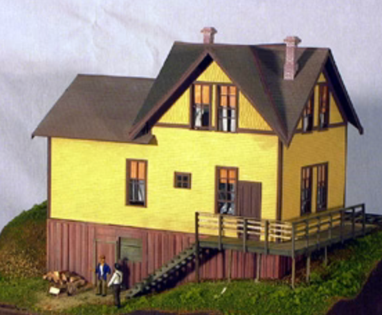 Banta Modelworks 124 HO Scale Vance Junction Section House Craftsman Kit