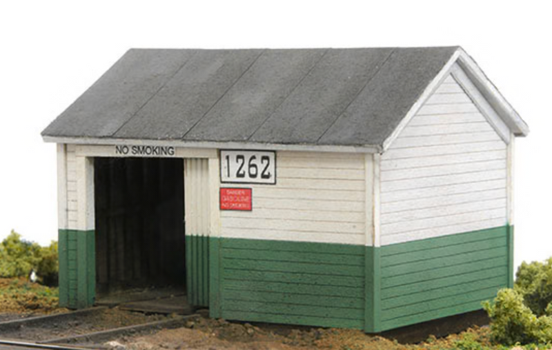 Banta Modelworks 2017 HO Scale Union Pacific Section Car Shed Craftsman Kit