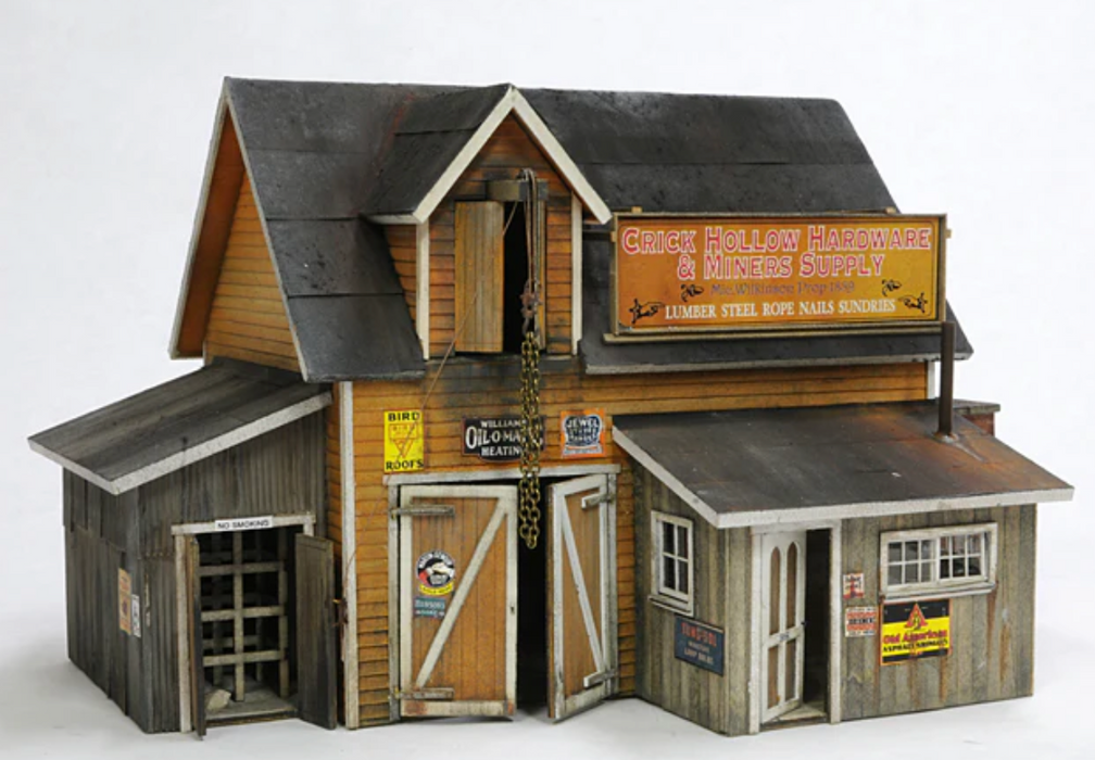 Banta Modelworks 2127 HO Scale Crick Hollow Hardware and Miners Supply Store Craftsman Kit