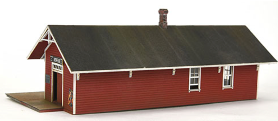 Banta Modelworks 2130 HO Scale Newfane Depot Craftsman Kit