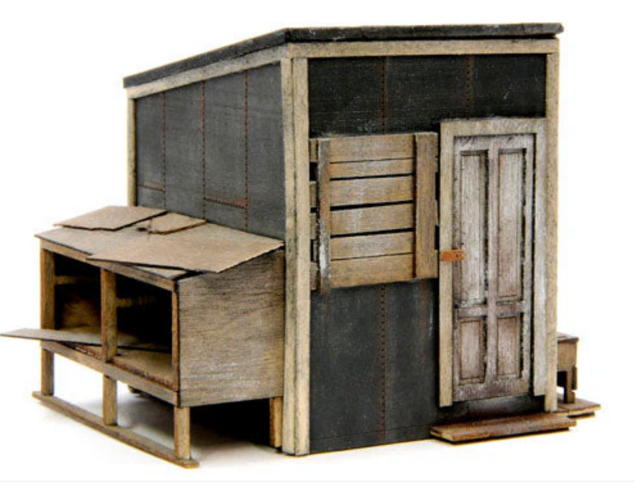 Banta Modelworks 6144 O Scale Lineside Tool Shed Craftsman Kit
