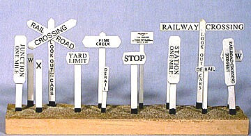 Banta Modelworks Right Of Way Signs
