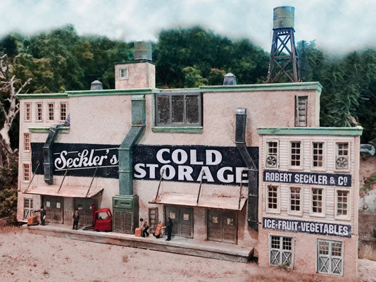 Bar Mills Scale Model Works 121 N Scale Seckler's Cold Storage Craftsman Kit