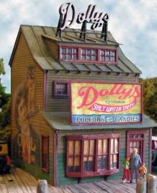 Bar Mills Scale Model Works 1240 HO Scale Dolly's Confectionery Craftsman Kit