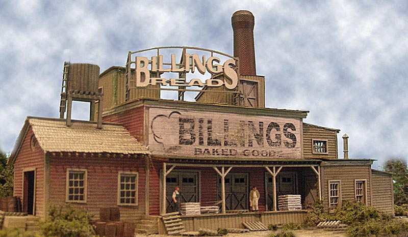 Bar Mills Scale Model Works 171 N Scale Billing's Bakery Craftsman Kit