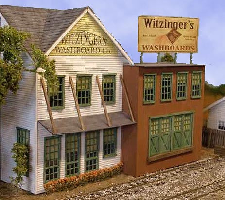 Bar Mills Scale Model Works 174 O Scale Witzinger's Washboard Co. Craftsman Kit