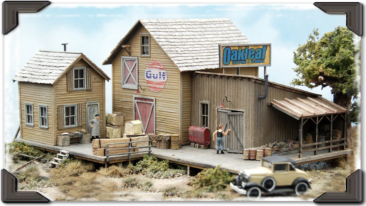 Bar Mills Scale Model Works 182 HO Scale Oakleaf Shipping Craftsman Kit