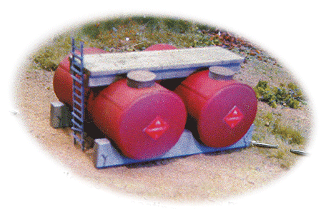 Bar Mills Scale Model Works 2002 N Scale Fuel Tank Kit