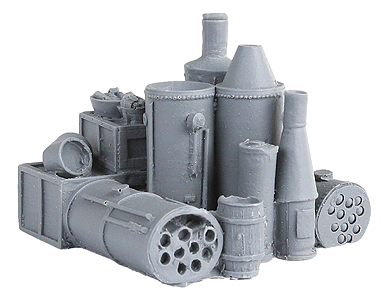 Bar Mills Scale Model Works 2010 HO Scale Boiler Heaven (Unpainted Resin)
