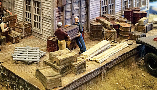 Bar Mills Scale Model Works 2019 HO Scale Loading Dock with Cast Details