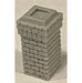 Bar Mills Scale Model Works 2034 HO Scale Square Chimney 11/16" (3 Pack Unpainted Resin)