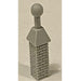 Bar Mills Scale Model Works 2035 HO Scale Vented Chimney 1-5/16" (3 Pack Unpainted Resin)