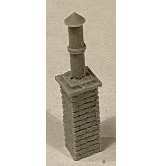 Bar Mills Scale Model Works 2037 HO Scale Smoke Jack Chimney 1-3/8" (3 Pack Unpainted Resin)