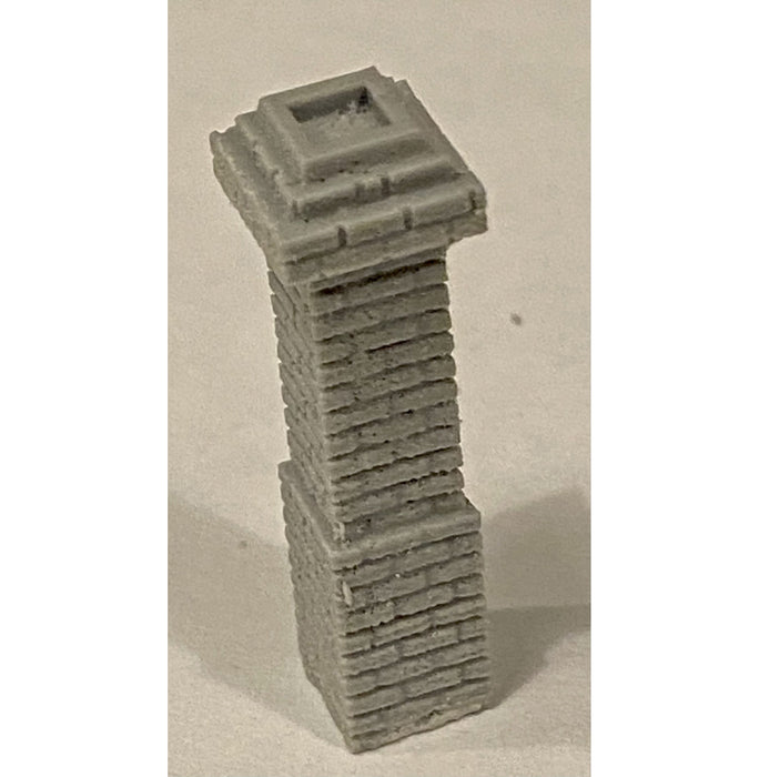 Bar Mills Scale Model Works 2038 HO Scale Decorative Chimney 1-5/16" (3 Pack Unpainted Resin)