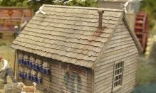 Bar Mills Scale Model Works 226 HO Scale Shake Brown Shingles
