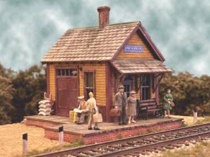 Bar Mills Scale Model Works 262 HO Scale Springfield Station Craftsman Kit