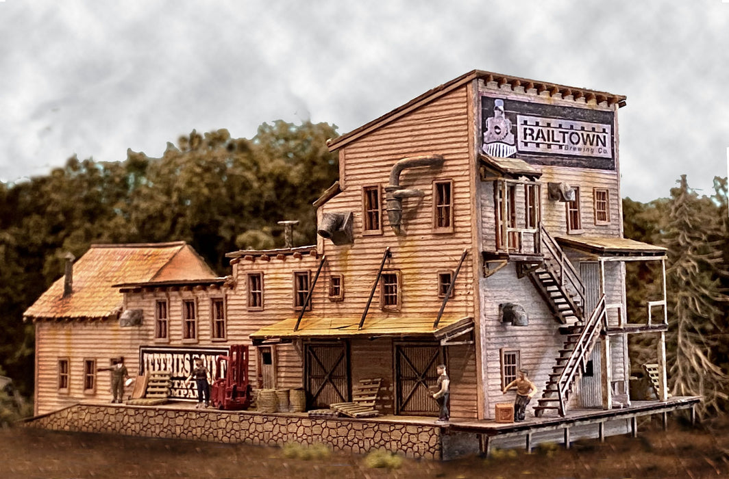 Bar Mills Scale Model Works 281 N Scale Jeffries Point Craftsman Kit