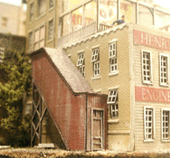 Bar Mills Scale Model Works 305 N Scale Covered Stairwells Craftsman Kit (2 Pack)