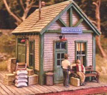 Bar Mills Scale Model Works 312 HO Scale Springfield Station V2 Craftsman Kit
