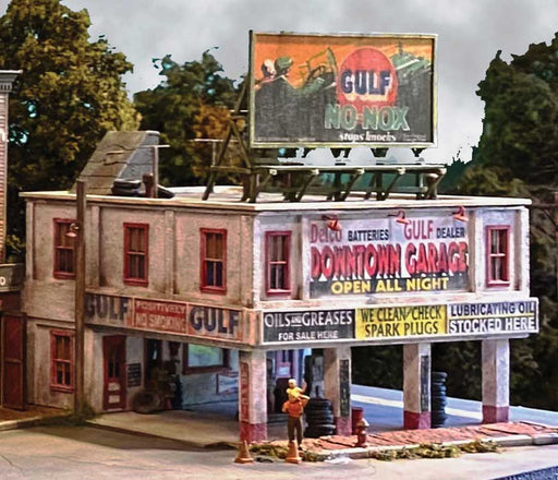 Bar Mills Scale Model Works 322 HO Scale Downtown Garage Craftsman Kit