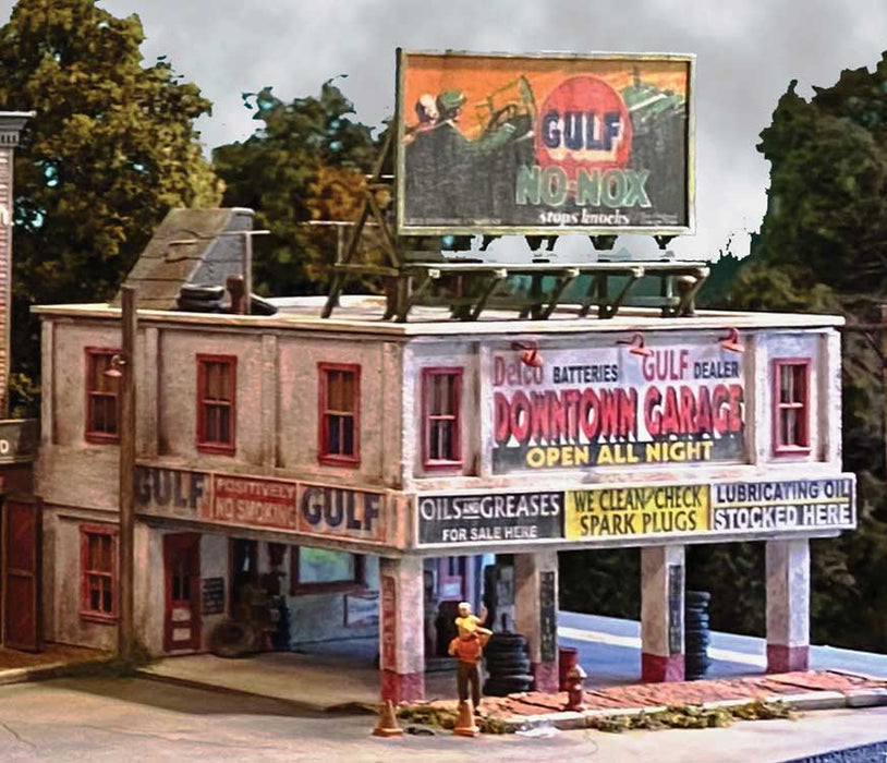 Bar Mills Scale Model Works 322 HO Scale Downtown Garage Craftsman Kit