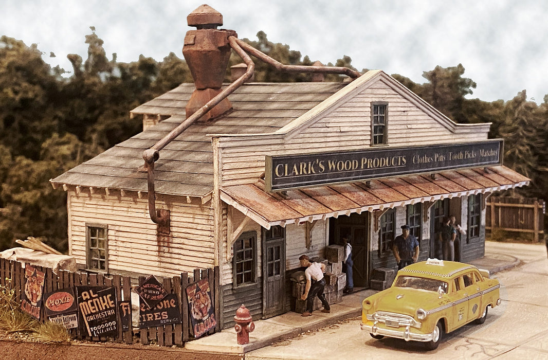 Bar Mills Scale Model Works 331 N Scale Clark's Wood Products Craftsman Kit
