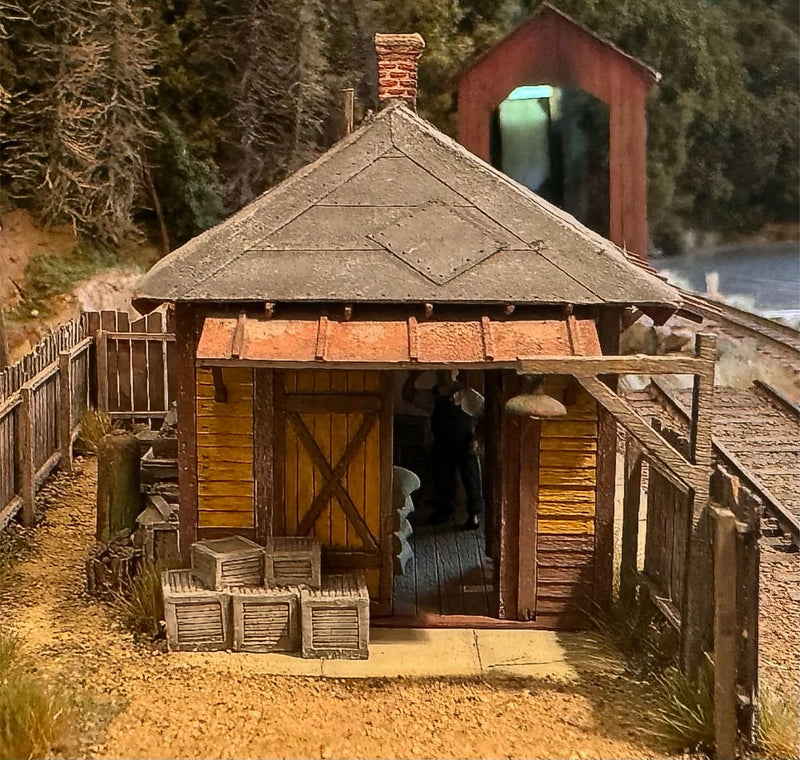 Bar Mills Scale Model Works 342 HO Scale Maintenance Shop At Cranberry Yard Craftsman Kit