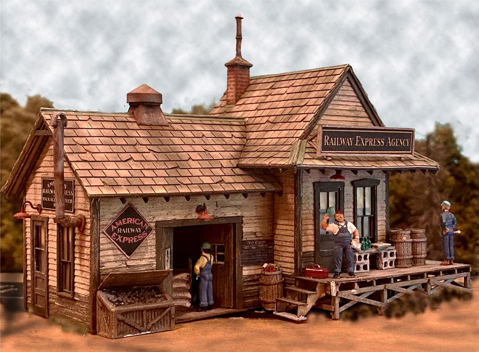 Bar Mills Scale Model Works 352 HO Scale REA Depot at Cranberry Craftsman Kit