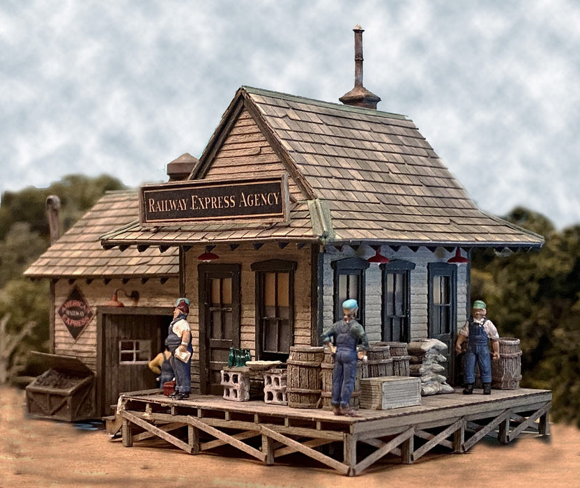 Bar Mills Scale Model Works 352 HO Scale REA Depot at Cranberry Craftsman Kit