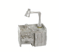 Bar Mills Scale Model Works 4003 O Scale Open Draw Bench with Lamp Kit