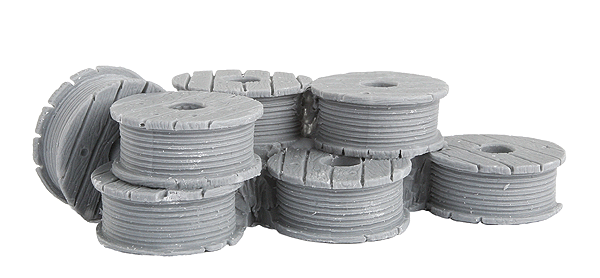 Bar Mills Scale Model Works 4014 O Scale Cable Spools Version 2 (Unpainted Resin)