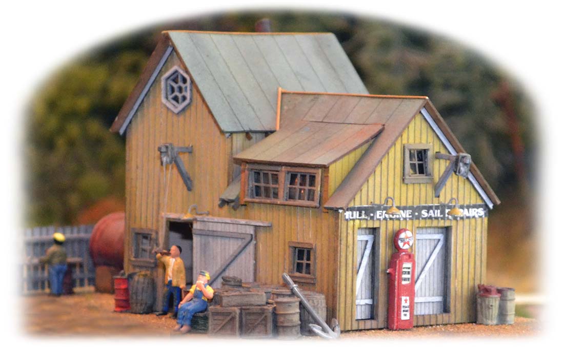 Bar Mills Scale Model Works 402 HO Scale Staton Marine Craftsman Kit