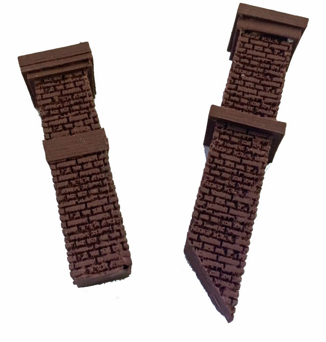 Bar Mills Scale Model Works 4033 O Scale Tall Aged Chimneys (2 Pack)