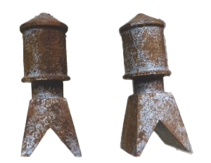 Bar Mills Scale Model Works 4038 O Scale Tall Roof Vents (Resin Castings)