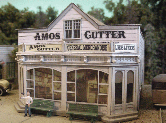 Bar Mills Scale Model Works 462 HO Scale Amos Cutter General Merchandise Craftsman Kit