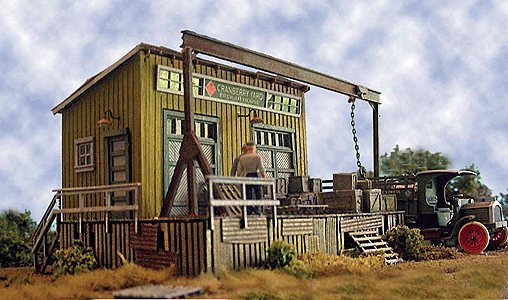 Bar Mills Scale Model Works 482 HO Scale Cranberry Yard Freight House Craftsman Kit