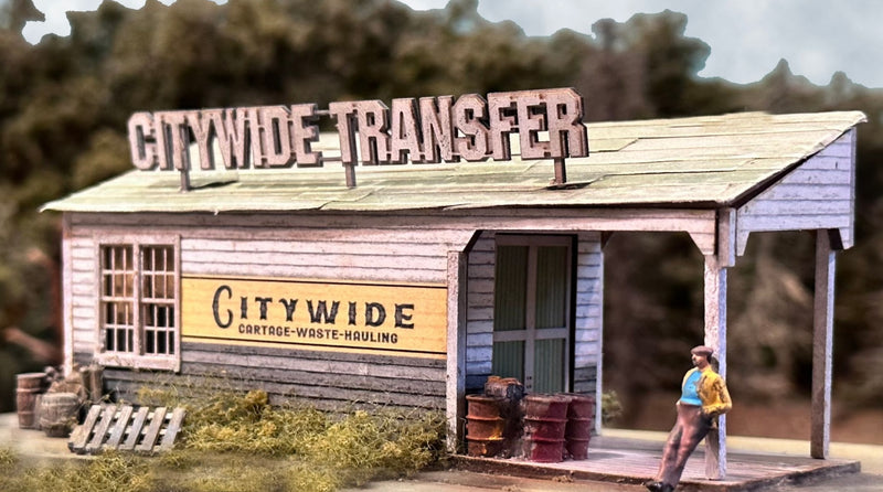 Bar Mills Scale Model Works 5024 O Scale Citywide Transfer Craftsman Kit
