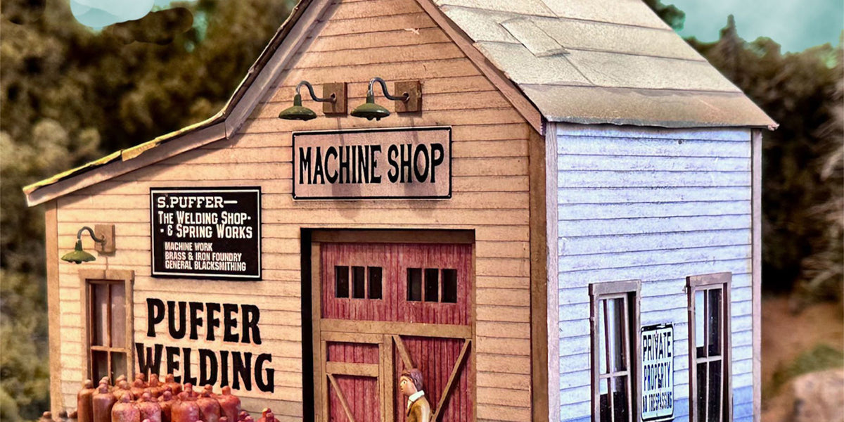 Bar Mills Scale Model Works 5034 O Scale Puffer Welding Craftsman Kit ...