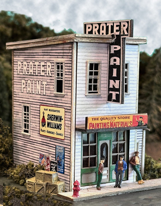Bar Mills Scale Model Works 5062 HO Scale Prater Paint Craftsman Kit