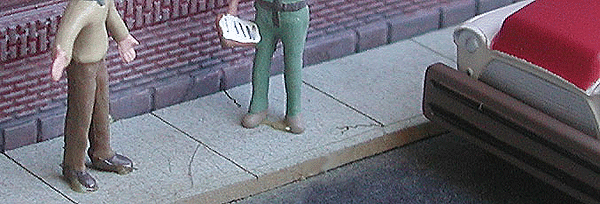Bar Mills Scale Model Works 682 HO Scale Sidewalks 300 Scale Feet