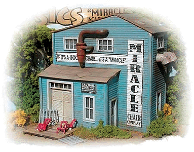 Bar Mills Scale Model Works 732 HO Scale Miracle Chair Company Craftsman Kit