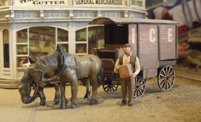 Bar Mills Scale Model Works 752 HO Scale Milk & Ice Wagon Craftsman Kit